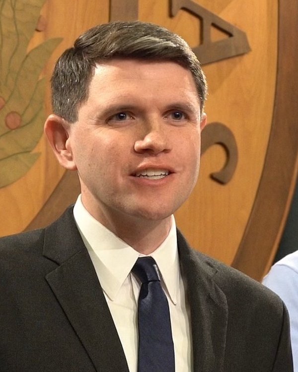 James Talarico, Texas state representative, speaking at a press conference